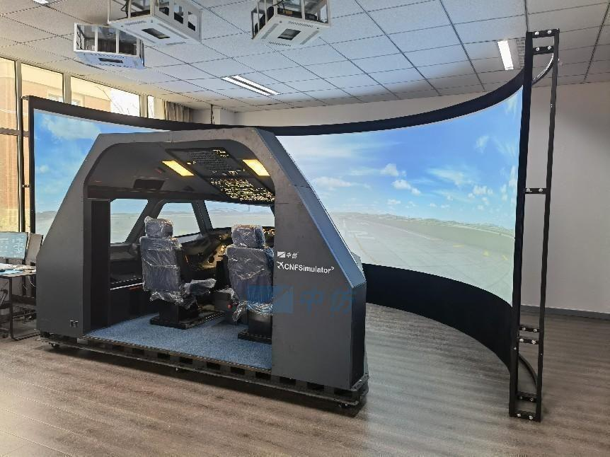 CnTech CNFSimulator.IPT.A320 flight simulator in Taiyuan University of Technology