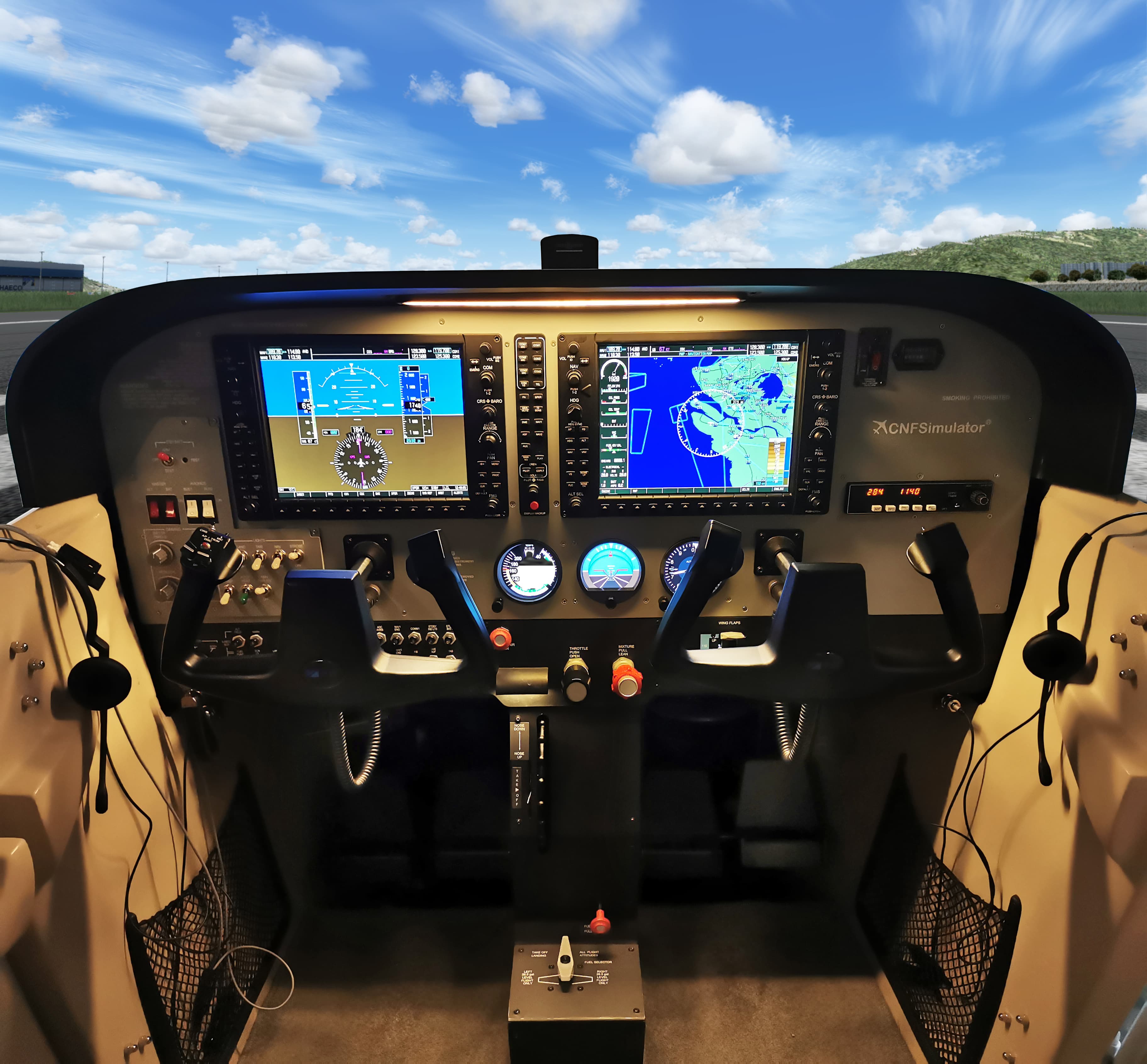 CnTech Cessna C172 flight simulator