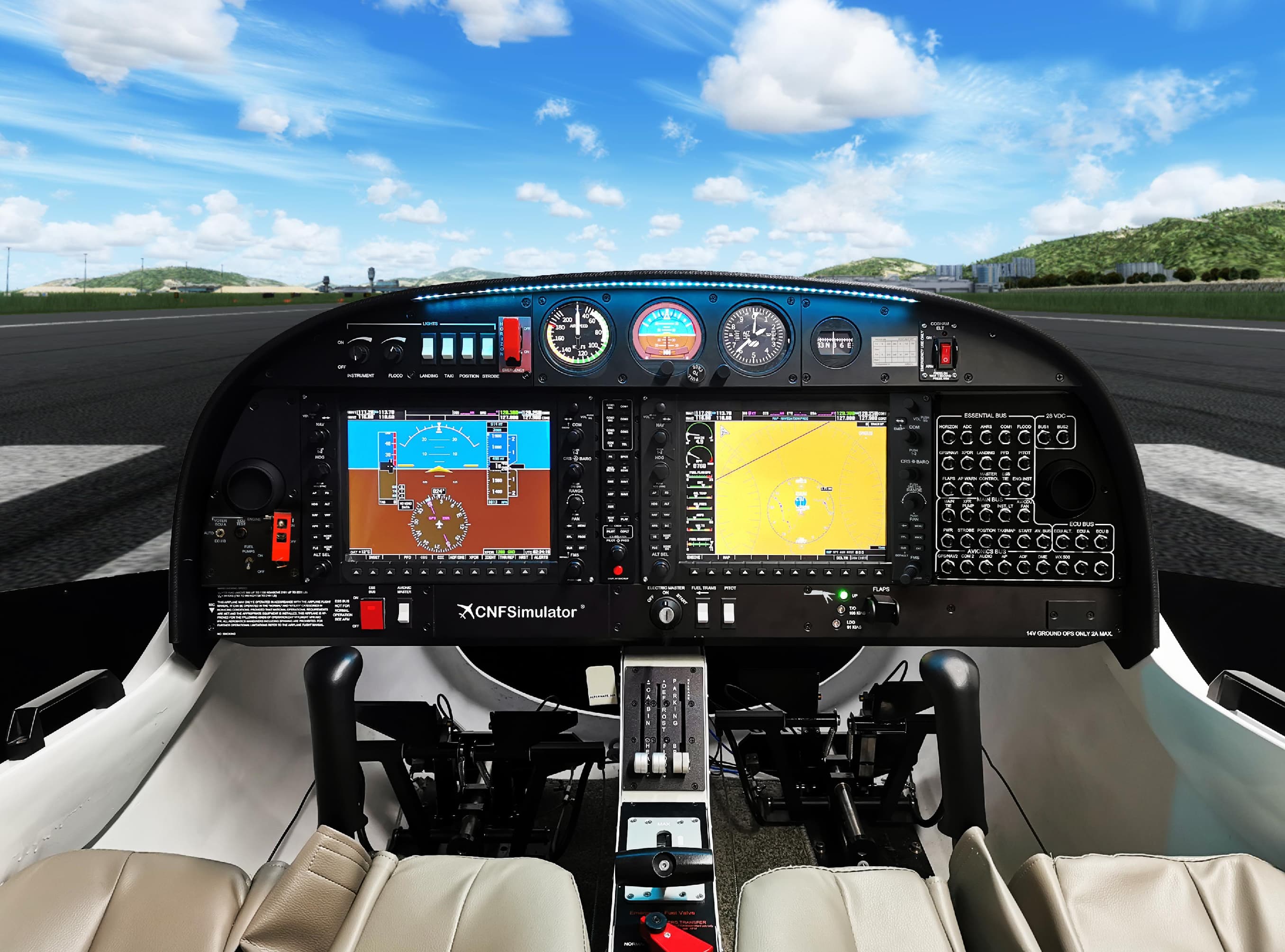 CnTech Diamond DA40 flight simulator